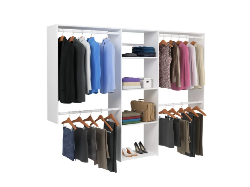 EasyFit Closet Organization System 48"-96" Adjustable Width - Image 2