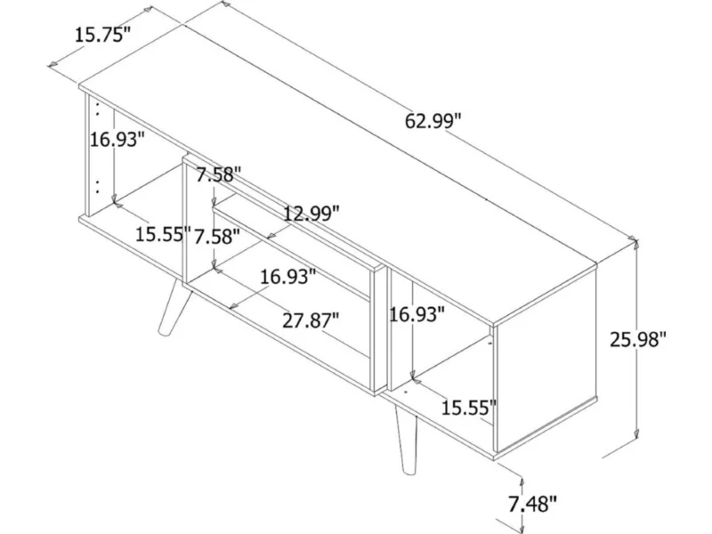 Hampton 63" TV Stand - Image 3